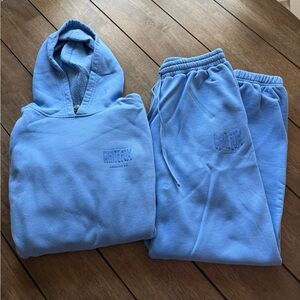 White Fox Sweatsuit Hoodie & Sweatpants